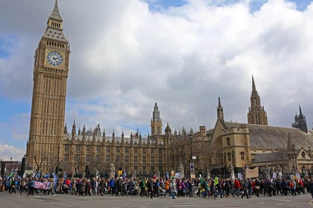 People in Scotland should be able to look to the Westminster parliament for help on devolved issues like education (Picture: Susannah Ireland/AFP via Getty Images)