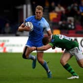 Duhan van der Merwe was sent off while playing for Worcester Warriors against London Irish. (Photo by Tom Dulat/Getty Images)