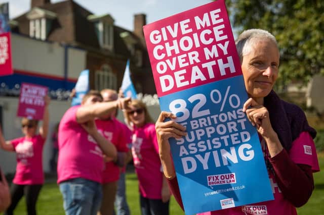 Assisted dying legislation is going through Holyrood