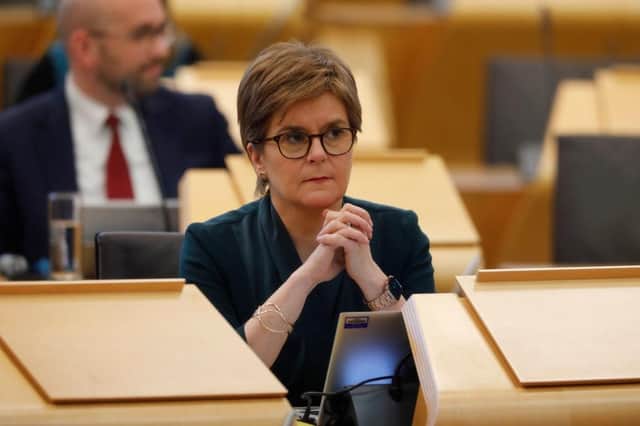 First Minister Nicola Sturgeon. Picture: Andrew Cowan - Pool/Getty Images