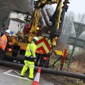 Engineers worked around the clock in atrocious weather conditions to repair storm damage in North East Scotland earlier this year.