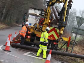 Engineers worked around the clock in atrocious weather conditions to repair storm damage in North East Scotland earlier this year.