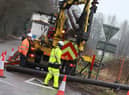 Engineers worked around the clock in atrocious weather conditions to repair storm damage in North East Scotland earlier this year.