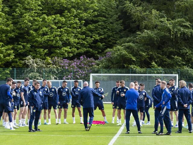 Scotland prepare for their World Cup qualifier against Ukraine at Hampden.