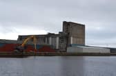 The grain silo dates from the 1930s.