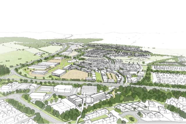 Perth & Kinross Council has given the thumbs-up to the site earmarked for 240 hectares of land on the western edge of the 'Fair City'. Picture: contributed.