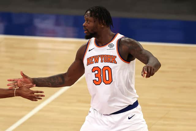 Julius Randle has become a real leader for the New York Knicks. Picture: Getty Images