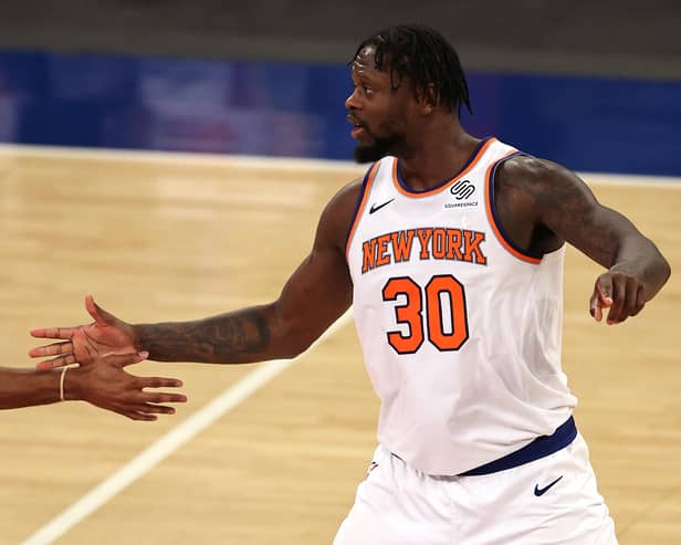 Julius Randle has become a real leader for the New York Knicks. Picture: Getty Images