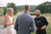 Couple with Liam of Kate's Bespoke Catering Pic: Rachel Takes Pictures