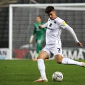 MK Dons midfielder Matt O'Riley is closing in on a move to Celtic. (Photo by Pete Norton/Getty Images)