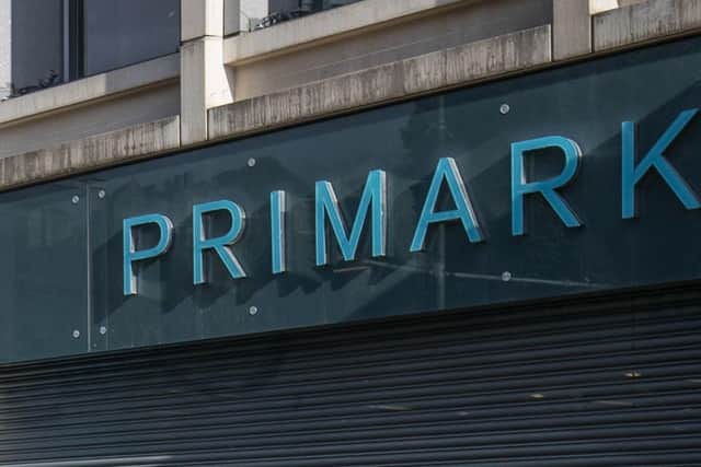 People queue outside the flagship Primark store on Princes Street in Edinburgh after it reopened following the initial spring lockdown. Picture: Jane Barlow/PA Wire