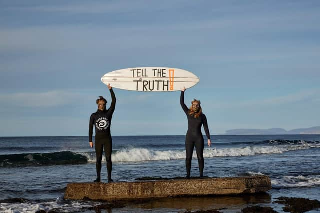 A new report from campaign group Surfers Against Sewage shows there were nearly known 60,000 spills of untreated sewer waste across Scotland in a five-year period - but a lack of monitoring means the figure is likely much higher. There is no recording of overflows at many popular beaches - like Thurso, a hotspot for surfers from around the world. Picture: Mike Guest