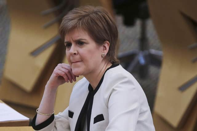 Nicola Sturgeon has accused Alex Salmond of an "alternative reality".