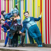 The cast of A Comedy of Operas get into character ahead of their Edinburgh Festival Fringe show at the Pleasance at EICC. Picture: Jane Barlow/PA Wire