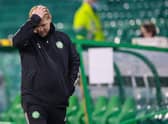 A dejected Neil Lennon as his side are easily defeated at Celtic Park. Picture: SNS