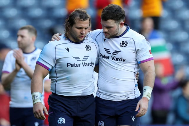 Toughest test yet for the Edinburgh loosehead and he relished the battle but Scotland were distinctly second best in the scrum. 6/10