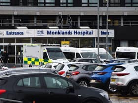 Monklands Hospital in Airdrie