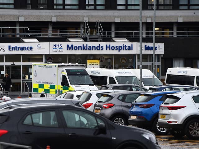 Monklands Hospital in Airdrie