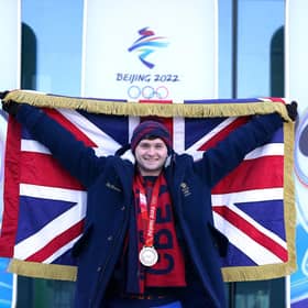Great Britain's Bruce Mouat has been chosen to be the flagbearer in the Beijing Winter Olympics closing ceremony (Photo: Andrew Milligan/PA Wire).