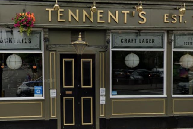 Tennent's is another popular West End pub that will be screening the Europa League Final live.
