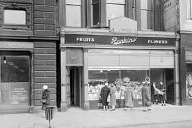 Rankins' Flowers and Fruit - New shop at 80 Princes Street Edinburgh  - Exterior