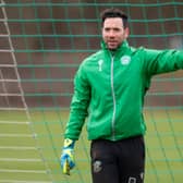 Goalkeeper Ofir Marciano has informed the club that he not sign a new contract and will leave Hibs this summer. Photo by Mark Scates / SNS Group