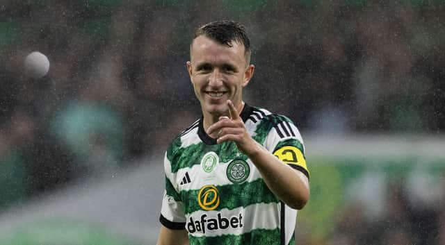 David Turnbull scored and wore the captain's armband in Celtic's win over Atletic Club Bilbao.