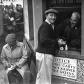 Bing Crosby on the Old Course at St Andrews in 1950.