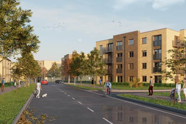 An image showing part of the overall masterplan for the Bridgewater Village development at South Queensferry.