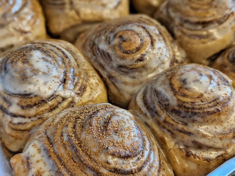 This vegan bakery is the brainchild of Pete and Sarah Leonard and was opened in 2021. Serving specialty coffee and baked goods but it’s their cinnamon bun that’s the famous bake of the lot.
