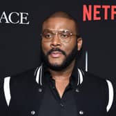 Tyler Perry offered Prince Harry and Meghan to stay at his LA home and make use of his security, after their royal security was revoked (Picture: Jamie McCarthy/Getty Images)