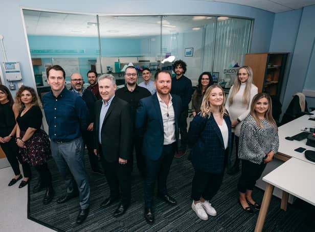 The Glasgow-based medtech business has 15 staff and is expanding its network in Europe and the US. Picture: Andrew Cawley.