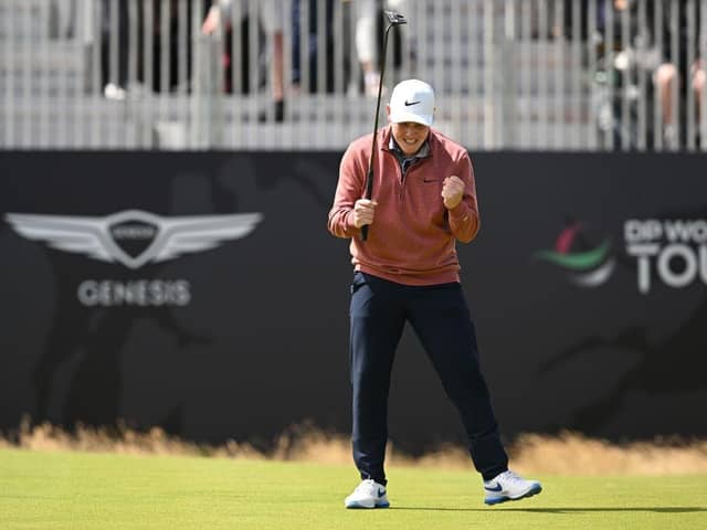 Helped by his second-place finish behind Rory McIlroy in the Genesis Scottish Open, Bob MacIntyre is in pole position to secure an automatic Ryder Cup spot heading into this week's final qualifyng event. Picture: Octavio Passos/Getty Images.