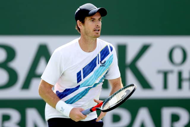 Andy Murray will take on Federico Delbonis in the first round of the Miami Open. (Photo by Matthew Stockman/Getty Images)
