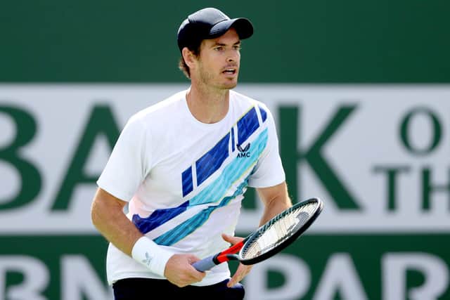 Andy Murray will take on Federico Delbonis in the first round of the Miami Open. (Photo by Matthew Stockman/Getty Images)