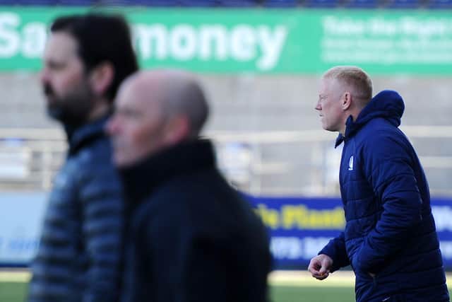 Gary Holt returned to Falkirk as sporting director and assuming interim control of the first team following Lee Miller and David McCracken's departure. (Picture: Michael Gillen)