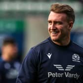 Stuart Hogg during the Scotland team run at BT Murrayfield ahead of the Autumn Nations Series match against South Africa.  (Photo by Craig Williamson / SNS Group)