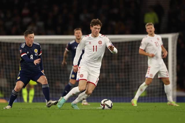 Andreas Skov Olsen's future is still up in the air. (Photo by Matthew Ashton - AMA/Getty Images)