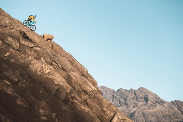 Danny MacAskill filmed his new video over two days on Skye last September.