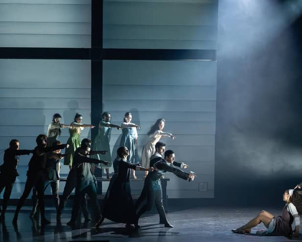 Accusatory fingers in Scottish Ballet’s The Crucible (Picture: Rimbaud Patron)