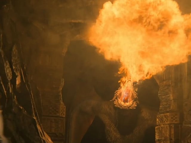 Dreamfyre, a slender pale blue she-dragon, is around 106-years-old, suggesting she is a significant size. There is a theory she hatched the eggs which became Daenerys' dragons Drogon, Viserion, and Rhaegal.