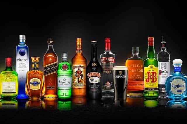 Diageo is expected to report a sales boost from increasing demand for premium spirits.