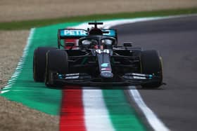Lewis Hamilton during the Grand Prix of Emilia Romagna at Imola. Picture: Joe Portlock/Getty Images