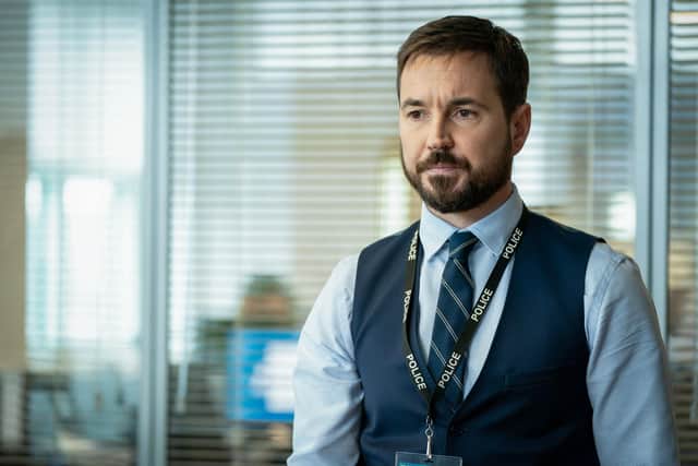 Martin Compston as Steve has acquired a beard but lost his job motivation