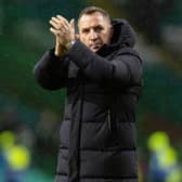Brendan Rodgers takes his Celtic team to Dens Park on Boxing Day.