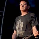 Steve Albini performing onstage as part of Shellac in Los Angeles in 2016 (Picture: Matt Winkelmeyer/Getty Images for FYF)