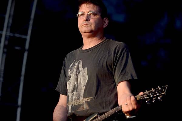 Steve Albini performing onstage as part of Shellac in Los Angeles in 2016 (Picture: Matt Winkelmeyer/Getty Images for FYF)