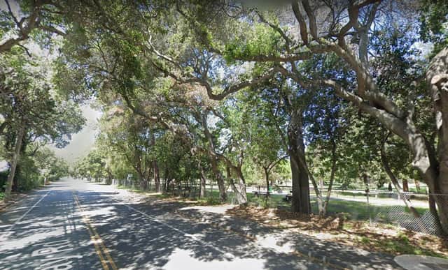 The incident happened at Menlo Park, near San Francisco.