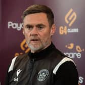 Motherwell's manager Graham Alexander. (Photo by Craig Foy / SNS Group)