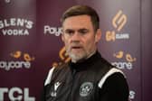 Motherwell's manager Graham Alexander. (Photo by Craig Foy / SNS Group)